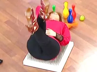 用热腾腾的金发女郎指法